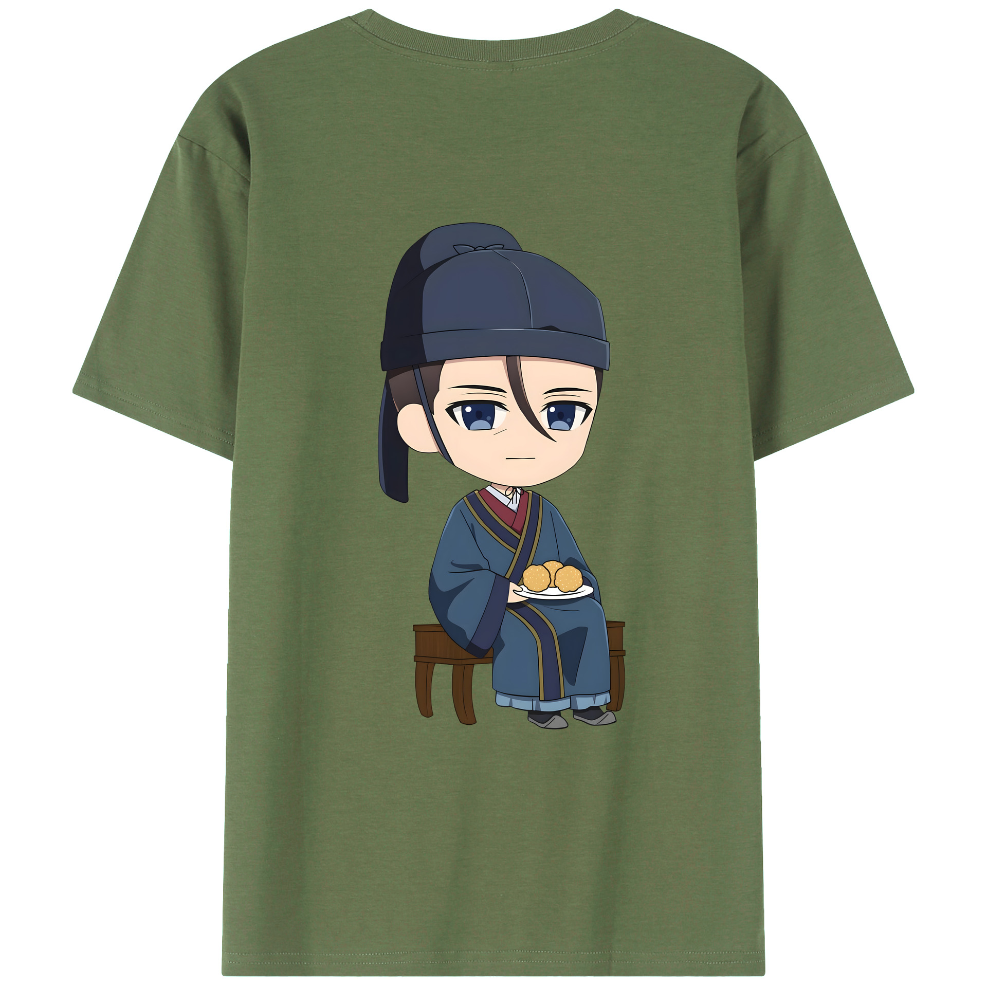 （画像用） 薬屋のひとりごと The Apothecary Diaries 綿100％ メンズ半袖Tシャツ（バックプリント） 通気性